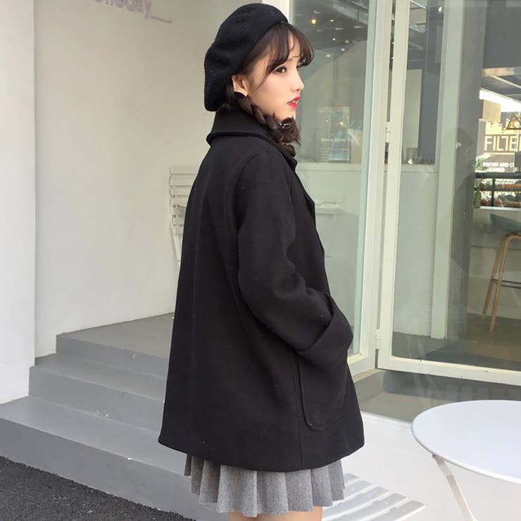 トレンドファッション ダブルボタンジャケットコート 17 秋新作 品番 Cp Dearheart ディアハート のレディースファッション通販 Shoplist ショップリスト