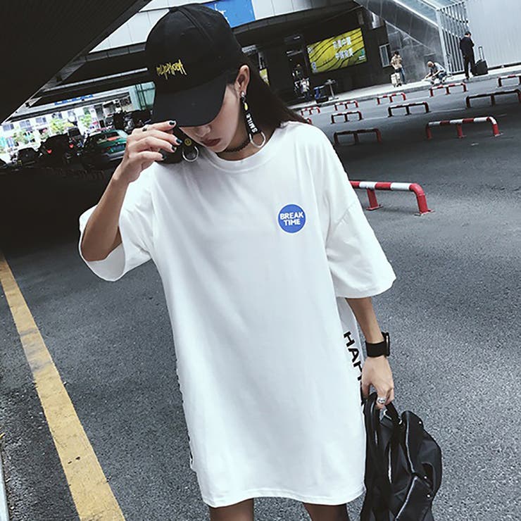 ★トレンドファッション♪英字プリントチュニック★春夏新作 韓国ファッション | DearHeart | 詳細画像2 