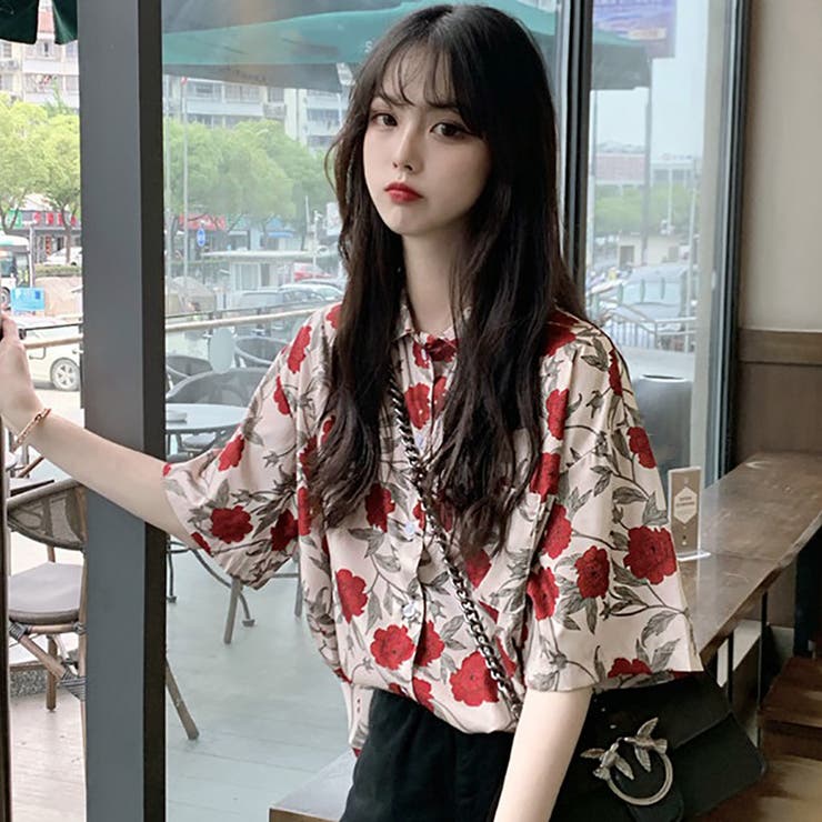 花柄シャツ 春夏新作 韓国ファッション 品番 Cp Dearheart ディアハート のレディースファッション 通販 Shoplist ショップリスト