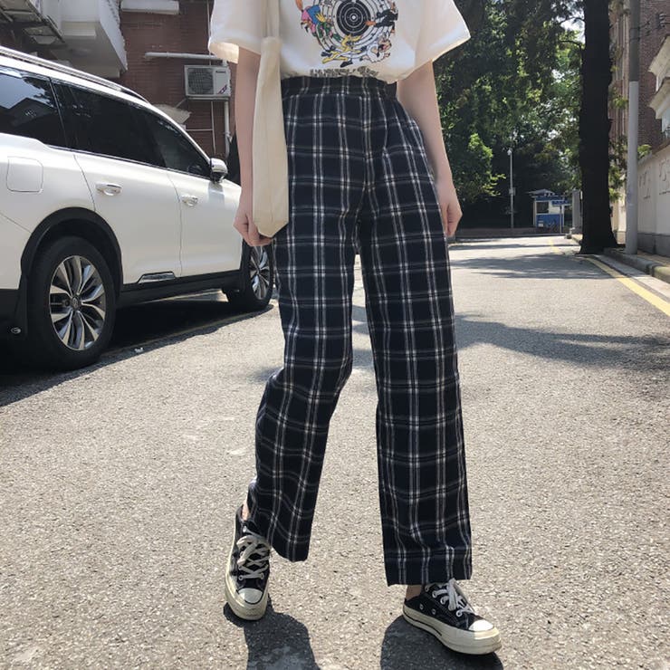 トレンドファッション チェック柄パンツ 春夏新作 韓国ファッション 品番 Cp Dearheart ディアハート のレディースファッション通販 Shoplist ショップリスト