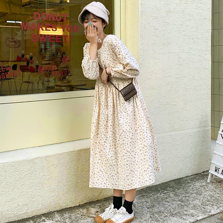 トレンドファッション 花柄ロングワンピース 春夏新作 韓国ファッション 品番 Cp Dearheart ディアハート のレディースファッション通販 Shoplist ショップリスト