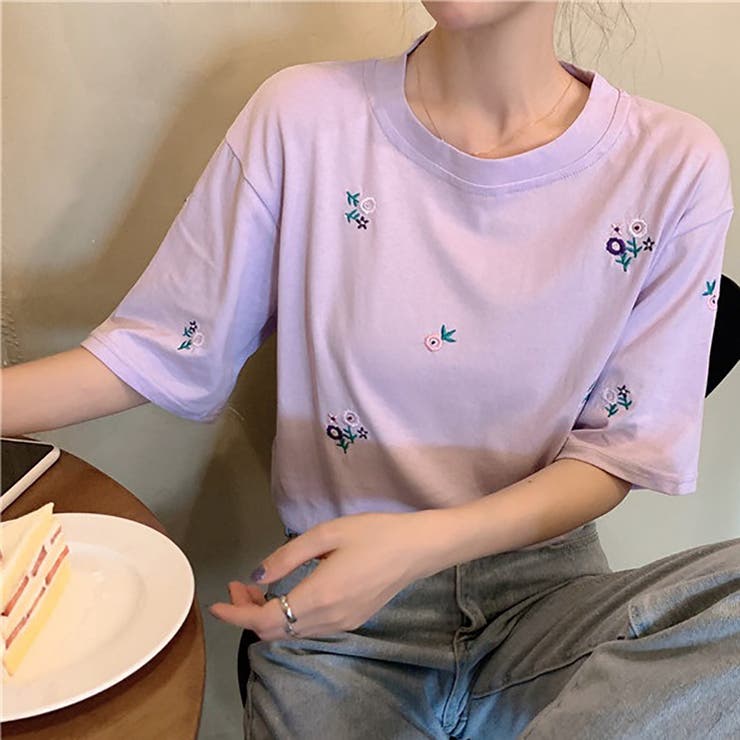Kashiko★半袖Tシャツ★韓国★人気★Flower Heart Baby Tee Kashiko(カシコ) Flower Heart Baby Tee Pink 半袖 - メルカリ