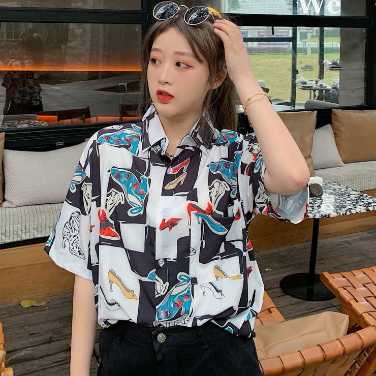 René Derly 花柄タイダイ Tシャツ Mサイズ　リゾート　パリ　ビーズ 大きいサイズ 【ロングRun-Tシャツ】 花柄プリント Tシャツ