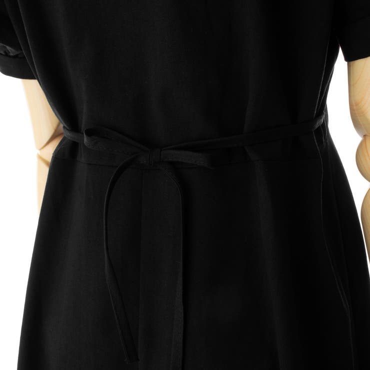 リボン付レースデザイン半袖ワンピース 春夏 韓国ファッション | DearHeart | 詳細画像16 