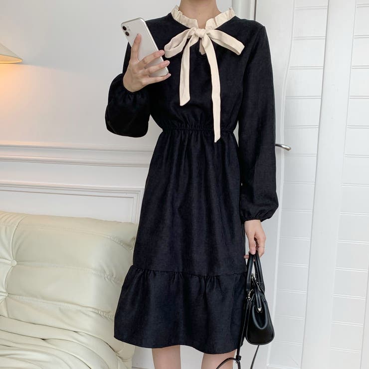 襟配色リボンデザイン長袖ワンピース 春夏新作 韓国ファッション 品番 Cp Dearheart ディアハート のレディースファッション通販 Shoplist ショップリスト 襟配色リボンデザイン長袖ワンピース 春夏新作 韓国ファッション 品番 Cp Dearheart ディアハート のレディースファッション通販 Shoplist ショップリスト