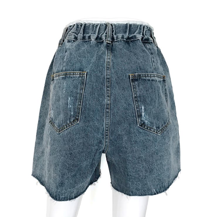 d.i.aダメージ加工ショートパンツ d.i.a ダメージ加工デニムショートパンツ
