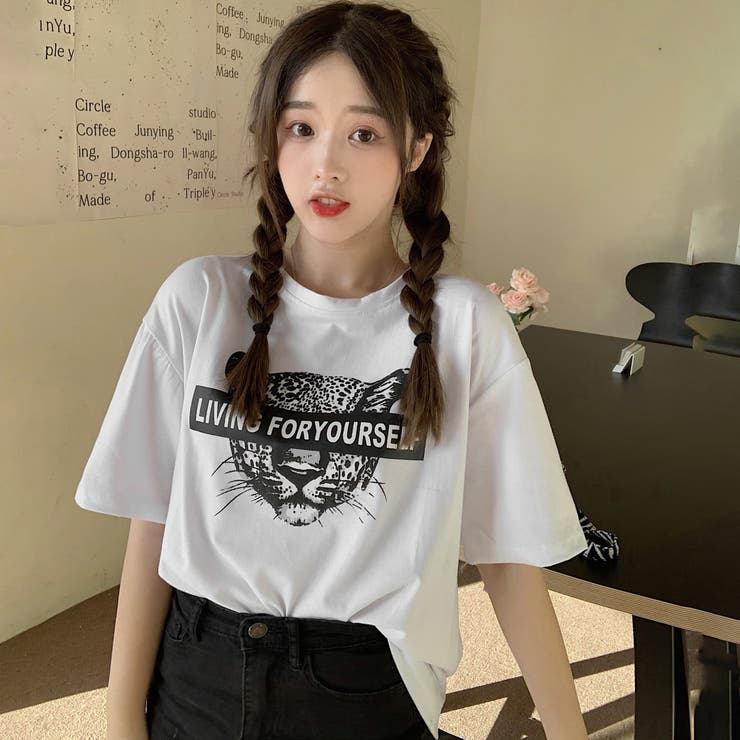 tシャツ 韓国ファッション　リボンデザインカットアウトカットソー レディース wft06104.jpg