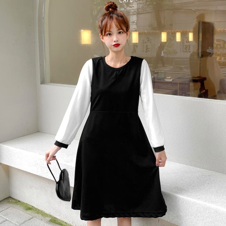 袖配色切替デザイン長袖ワンピース 秋冬新作 韓国 ファッション 品番 Cp Dearheart ディアハート のレディースファッション通販 Shoplist ショップリスト 袖配色切替デザイン長袖ワンピース 秋冬新作 韓国 ファッション 品番 Cp Dearheart ディアハート のレディースファッション通販 Shoplist ショップリスト