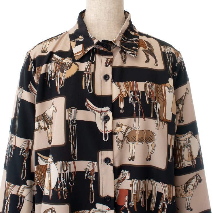 馬柄シャツ t7046_0.jpg