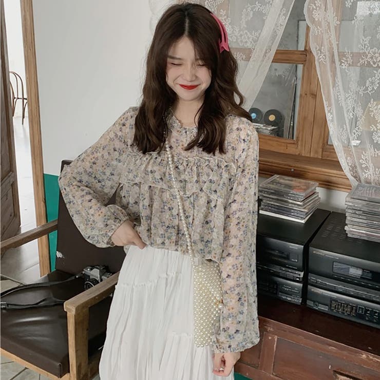 ☆Bonjour diary☆エスニック花柄バタフライブラウス☆美品☆ レースカラー花柄刺繍ブラウス | レディースファッション通販