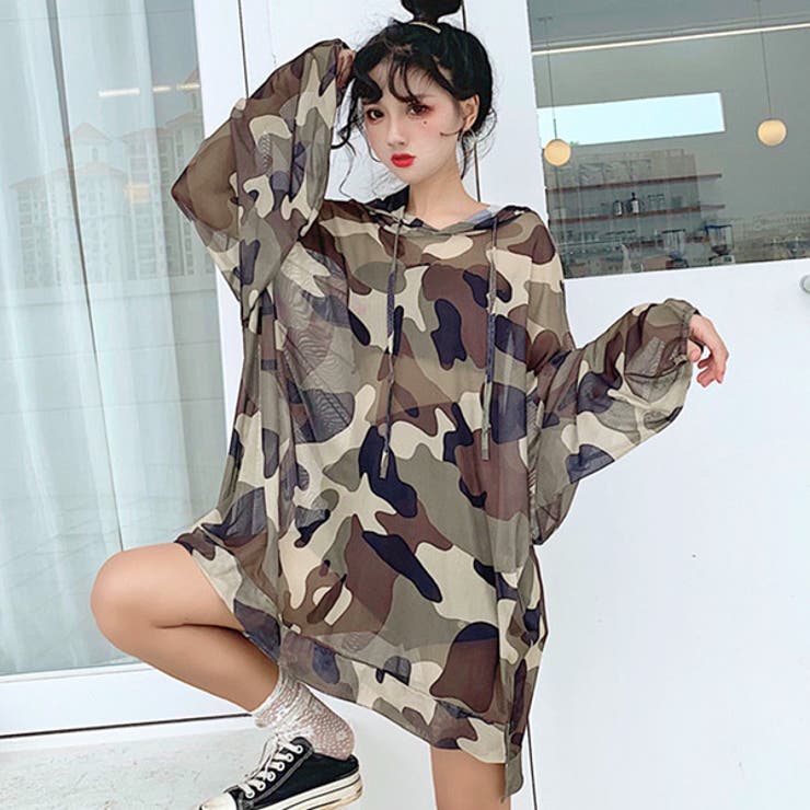 パーカー メッシュ生地 迷彩柄 品番 Dctw Decorative デコラティブ のレディースファッション 通販 Shoplist ショップリスト