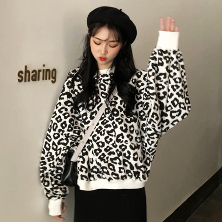 ciatre シアター leopard swt crew neck スウェット クルー