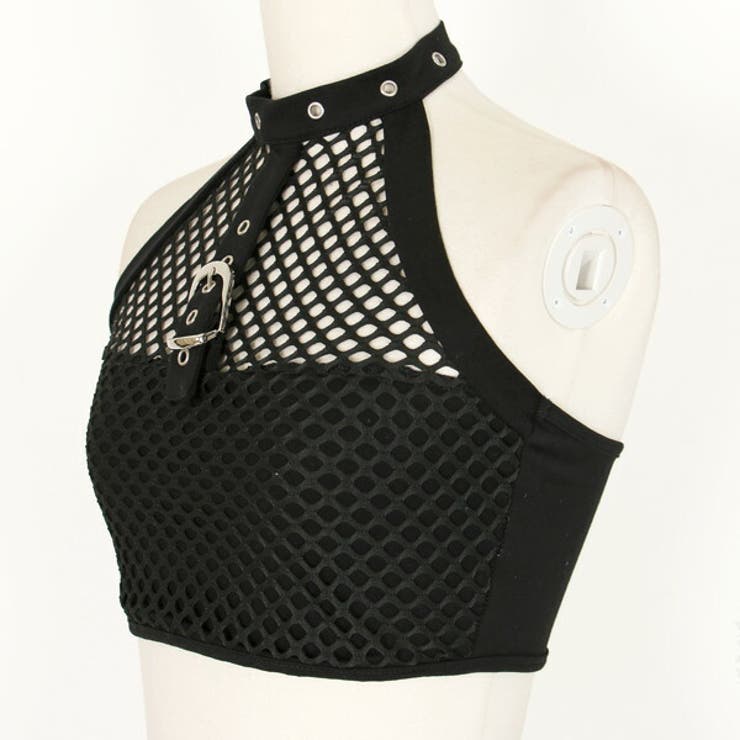 commesi studios ホルターネックトップス ブラック Halter Neck Tops