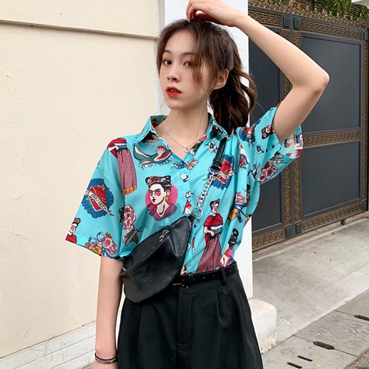 柄シャツ エキゾチック 異国風 品番 Dctw Decorative デコラティブ のレディースファッション 通販 Shoplist ショップリスト