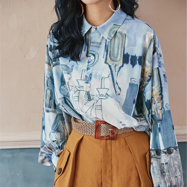 柄シャツ アート エジプト | Decorative  | 詳細画像3 