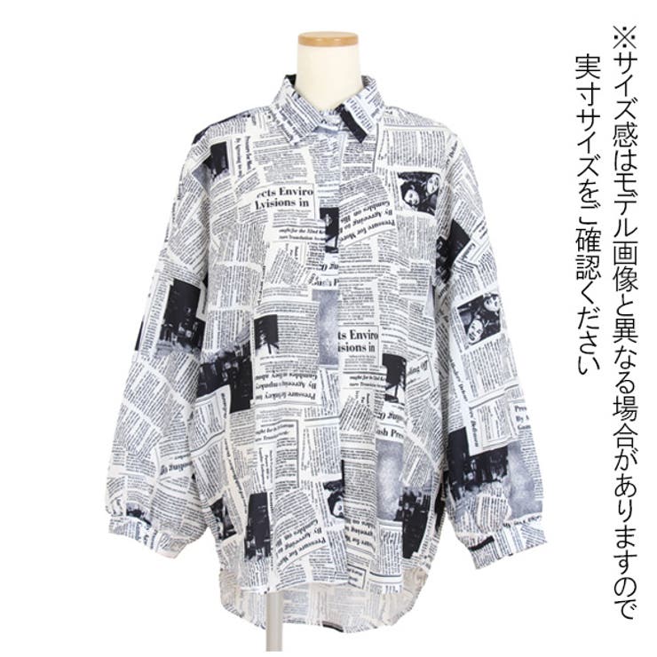 柄シャツ 長袖 ブラウス | Decorative  | 詳細画像10 