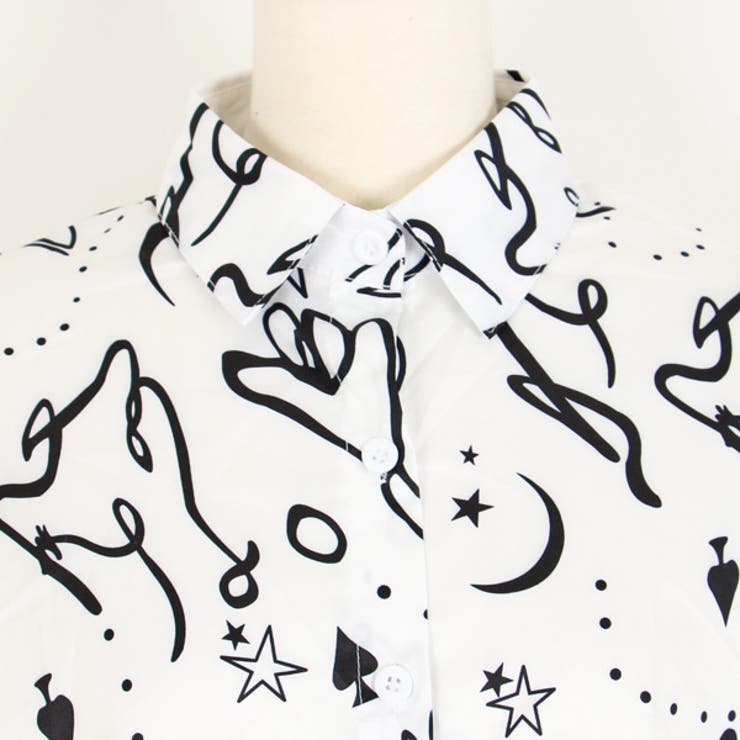 柄シャツ グラフィカル イラスト 品番 Dctw Decorative デコラティブ のレディースファッション通販 Shoplist ショップリスト