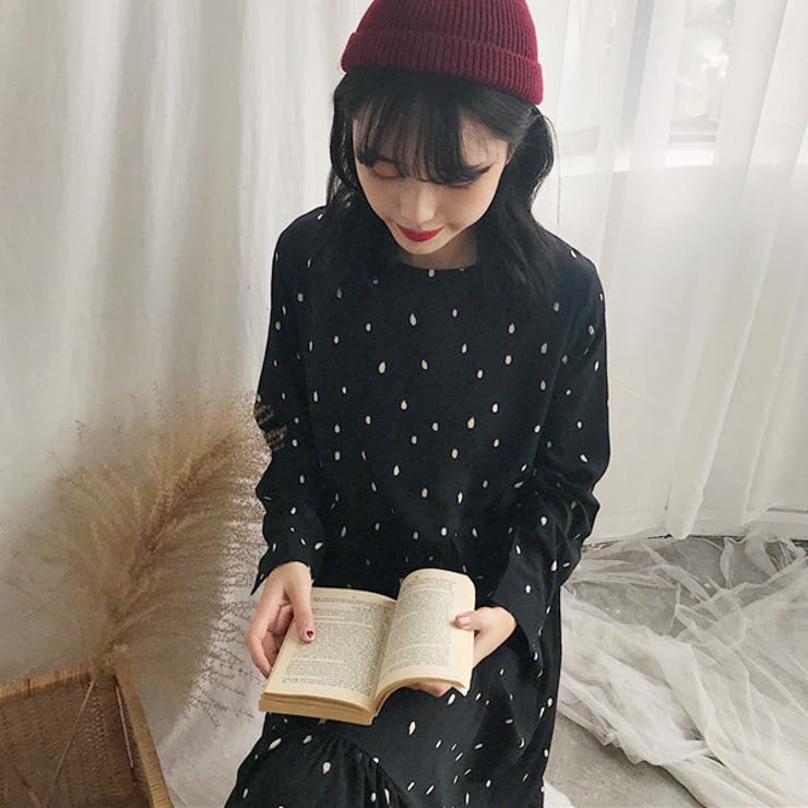 ワンピース ドット柄 長袖 品番 Dctw Decorative デコラティブ のレディースファッション通販 Shoplist ショップリスト