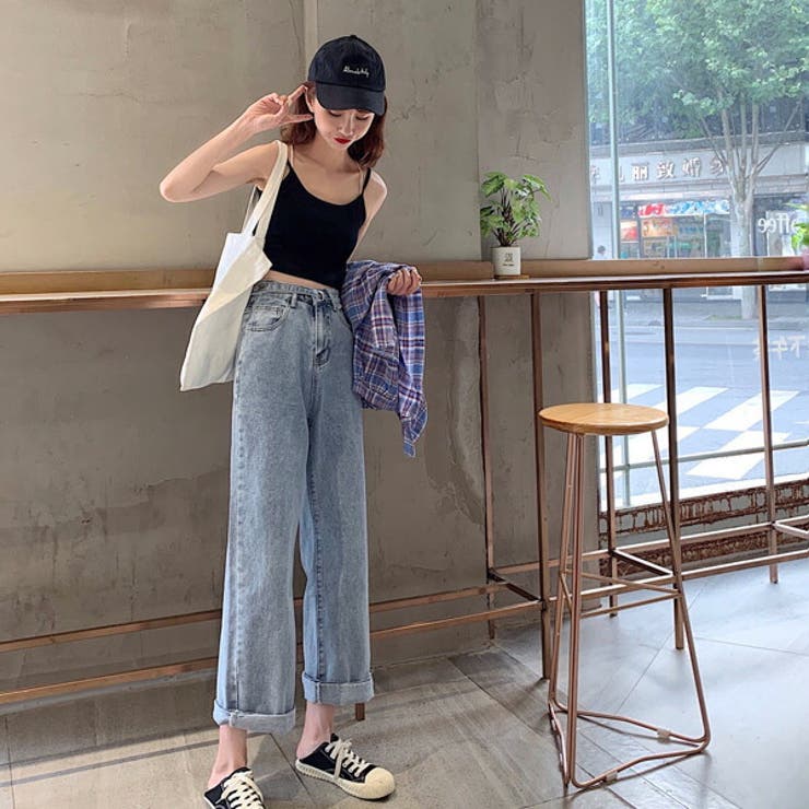 デニムパンツ ハトメベルト ハイウエスト 品番 Dctw Decorative デコラティブ のレディース ファッション通販 Shoplist ショップリスト