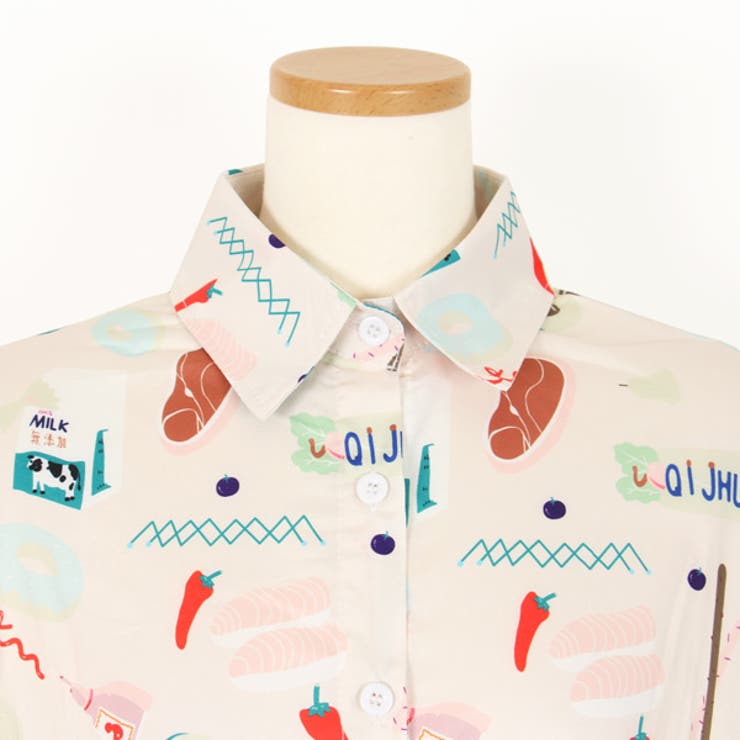 柄シャツ Food柄 食べ物柄 品番 Dctw Decorative デコラティブ のレディースファッション通販 Shoplist ショップリスト