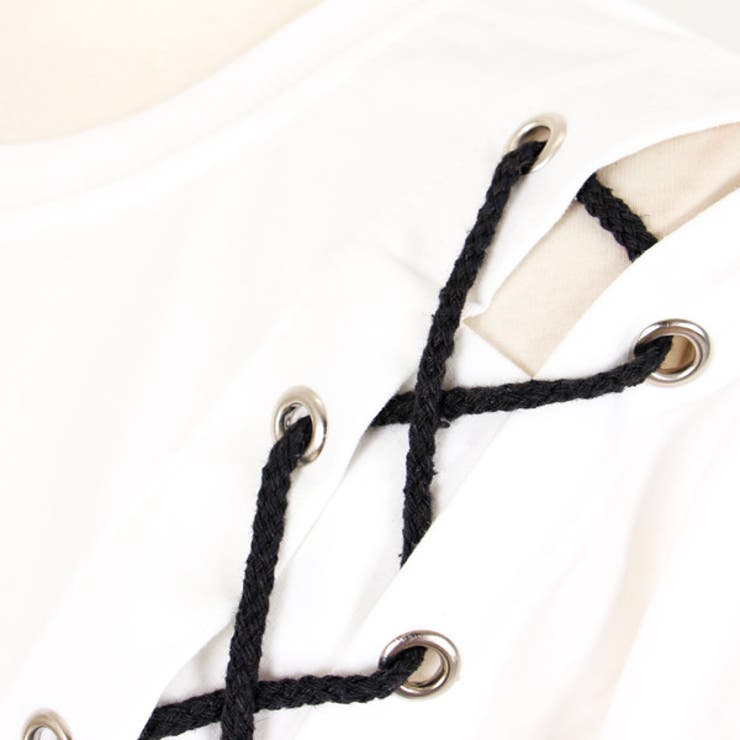 ロンT ロンティー レースアップ[品番：DCTW0002730]｜Decorative