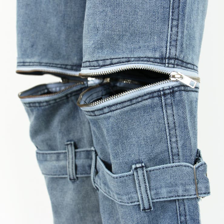 ひざ開き デニムパンツ ジッパー切り替え 品番 Dctw Decorative デコラティブ のレディースファッション通販 Shoplist ショップリスト