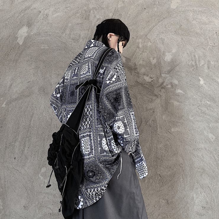 柄シャツ バンダナ柄 ペイズリー柄