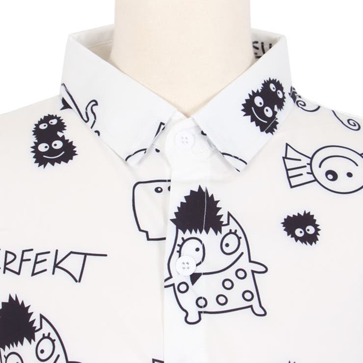 柄シャツ ポップ イラスト[品番：DCTW0002802]｜Decorative