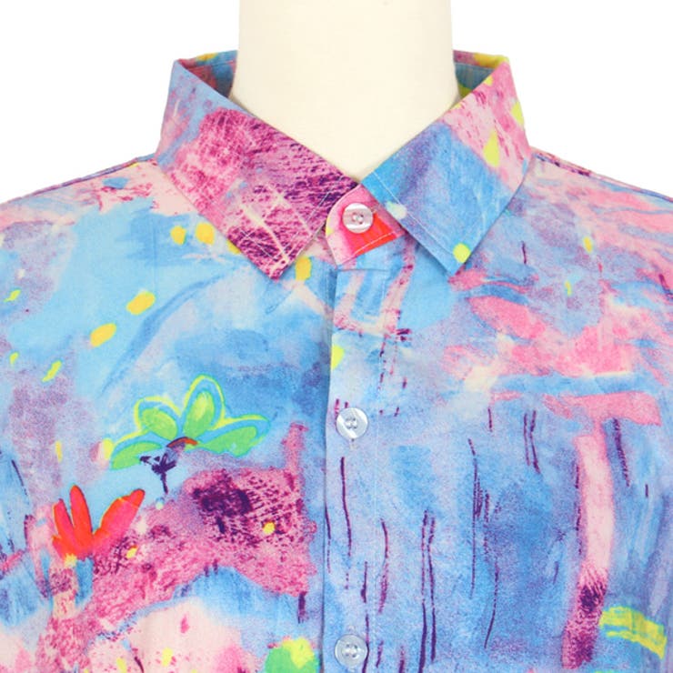 柄シャツ カラフル アート[品番：DCTW0002809]｜Decorative