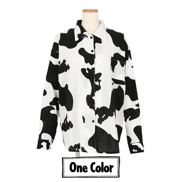 柄シャツ COW柄 ビッグシルエット | Decorative  | 詳細画像9 