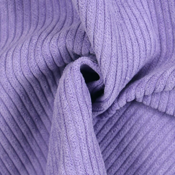 コーデュロイシャツ パープル ビッグシルエット[品番：DCTW0003004