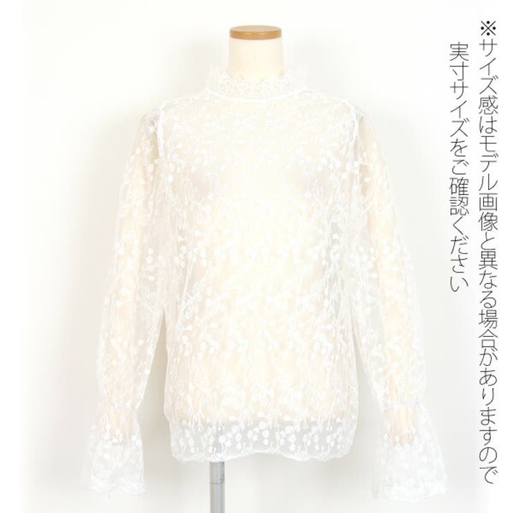 総レース シアー ブラウス | Decorative  | 詳細画像9 