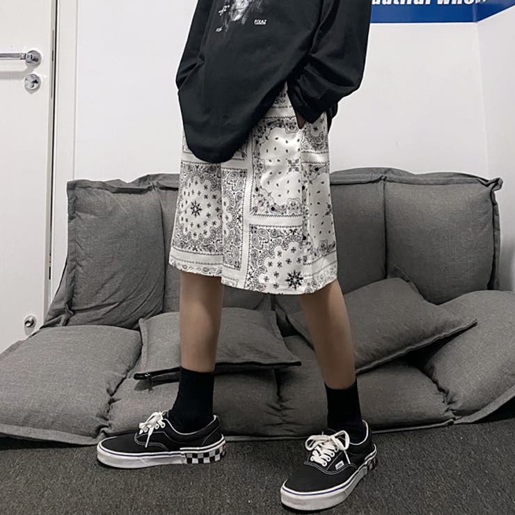 ハーフパンツ ペイズリー柄 ショート丈 | Decorative  | 詳細画像2 