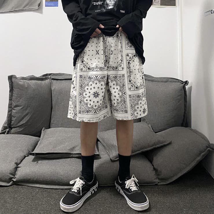 ハーフパンツ ペイズリー柄 ショート丈 | Decorative  | 詳細画像5 
