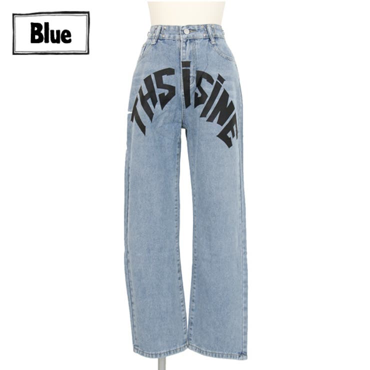 デニムパンツ フロントロゴ BIGロゴ[品番：DCTW0003308]｜Decorative