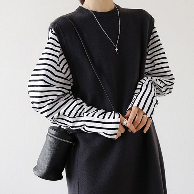 ショルダーバッグ 筒型 エコレザー[品番：DCTW0004163