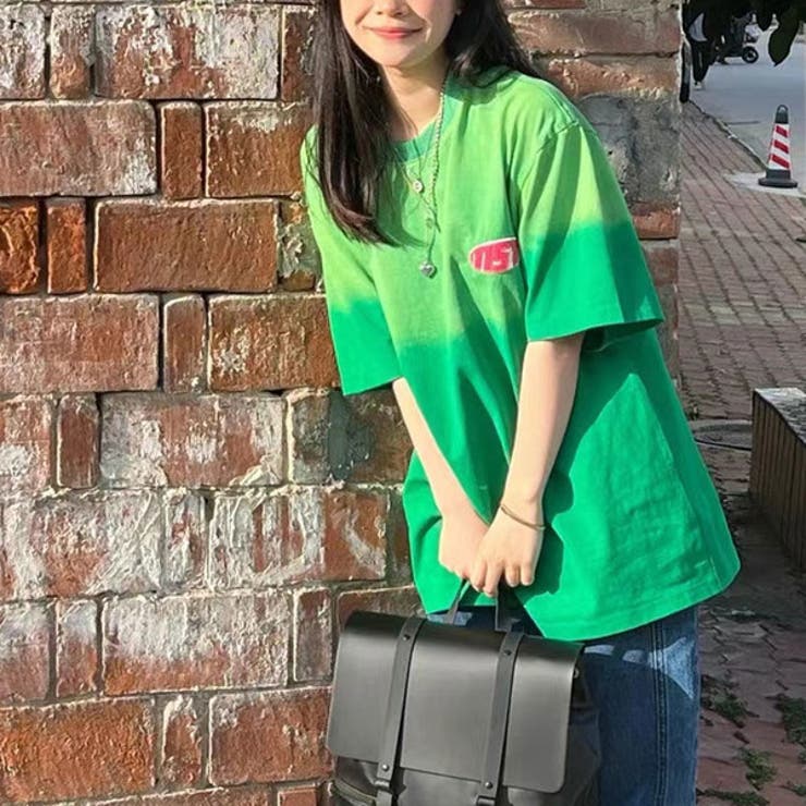 Tシャツ グリーン グラデーション 品番 Dctw Decorative デコラティブ のレディースファッション 通販 Shoplist ショップリスト