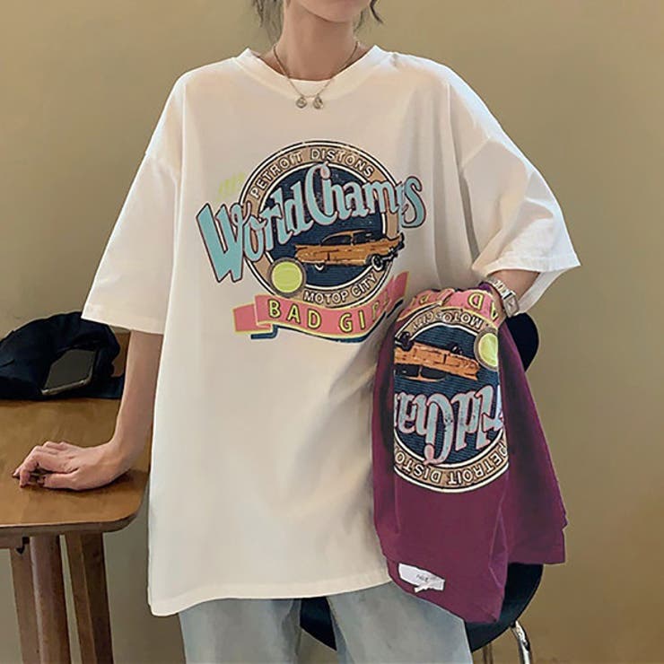 SHOPLIST限定】 Tシャツ ヴィンテージ風[品番：DCTW0003645