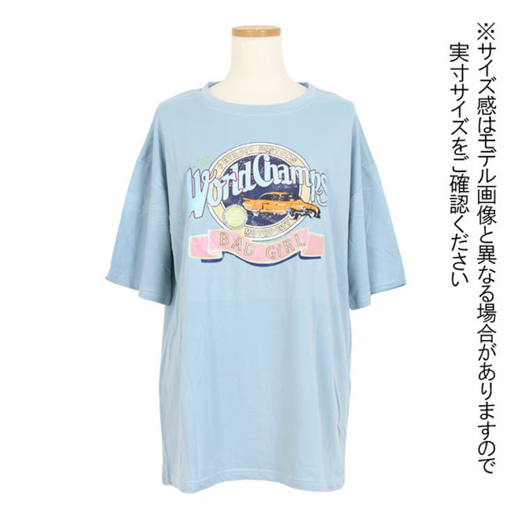 Tシャツ ヴィンテージ風 グラフィック[品番：DCTW0003645