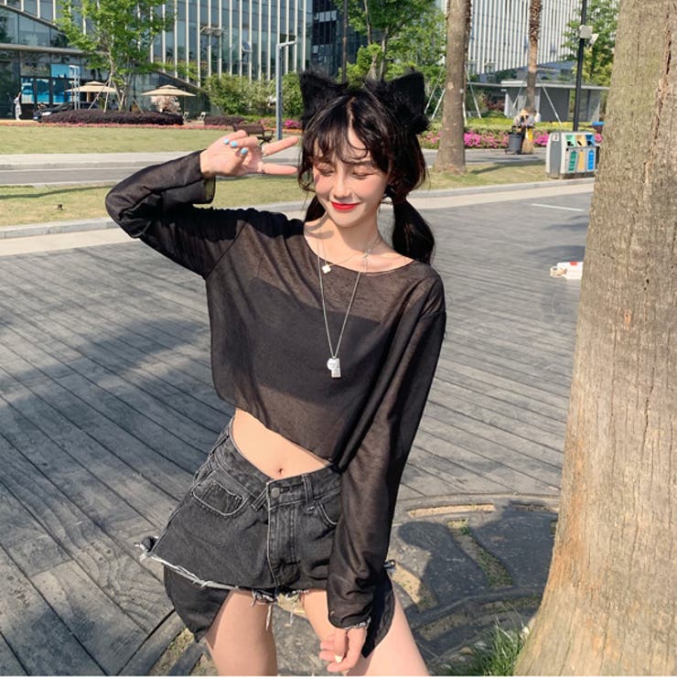 3wayシアーデコラティブトップス(オフ) | myinemy's STORE