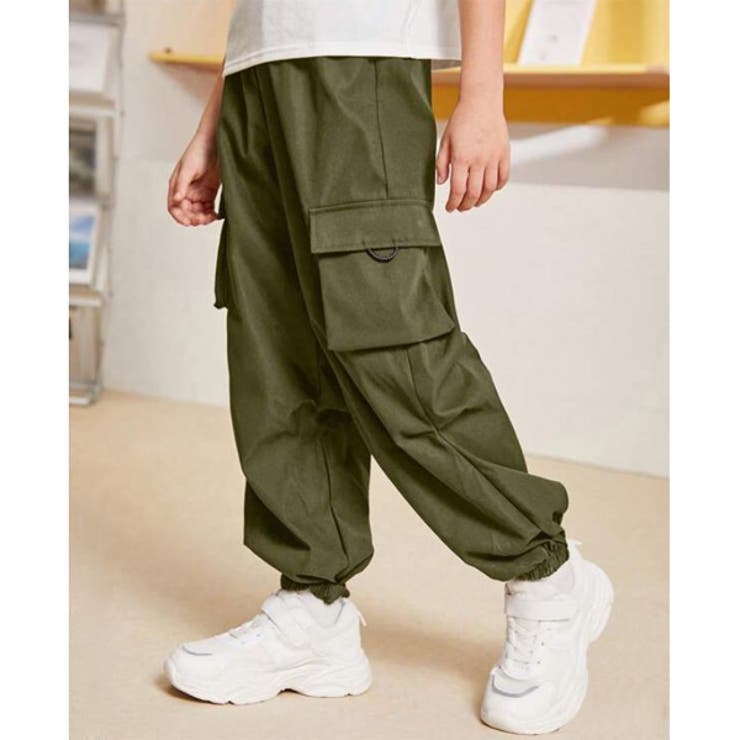 キッズ カーゴパンツ ワイドパンツ[品番：DCTW0004249