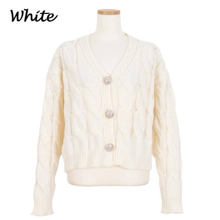 ニット カーディガン ケーブルニット[品番：DCTW0003806]｜Decorative