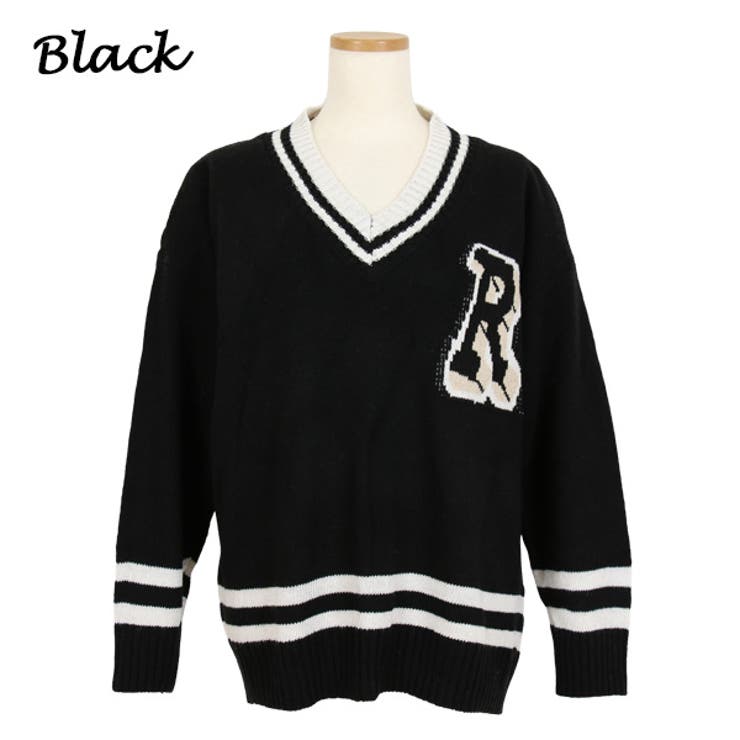 GUCCI デコラティブネックレス風ニットセーター★MS12 ニット Vネック セーター[品番：DCTW0003813]｜Decorative