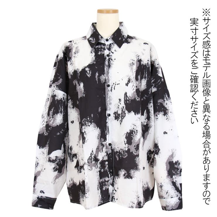 柄シャツ タイダイ柄 長袖シャツ[品番：DCTW0004192]｜Decorative