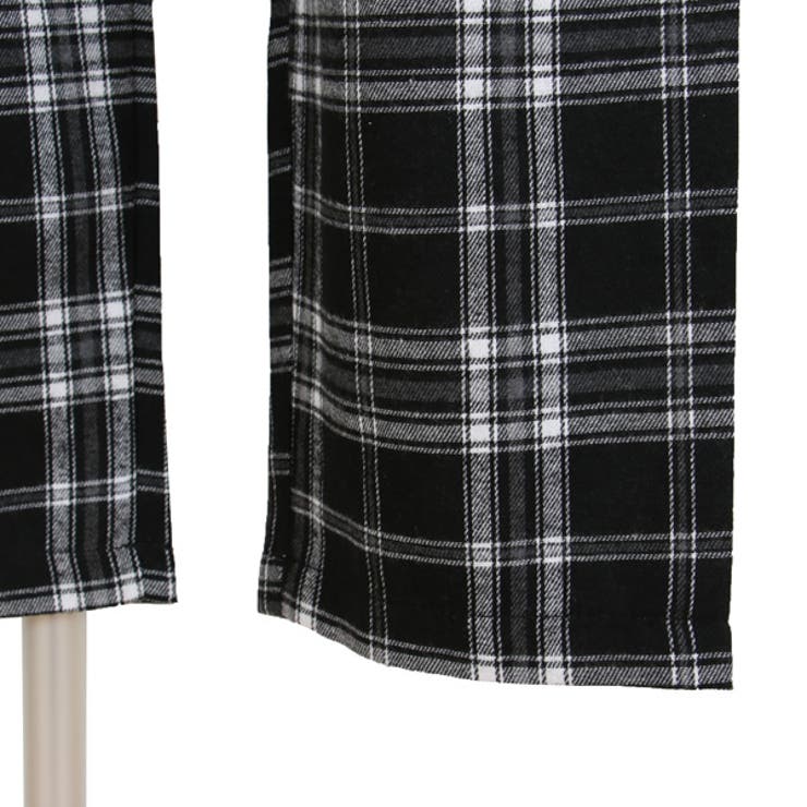 This Uniform チェック柄ウエスト ワイドパンツ（大きめチェック柄 
