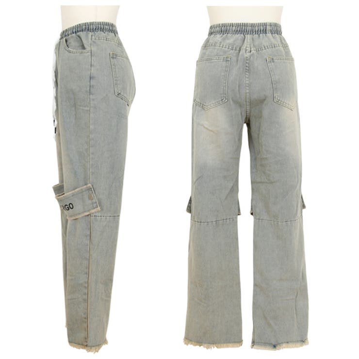 デニムパンツ ロゴ ストラップ付き | Decorative  | 詳細画像10 