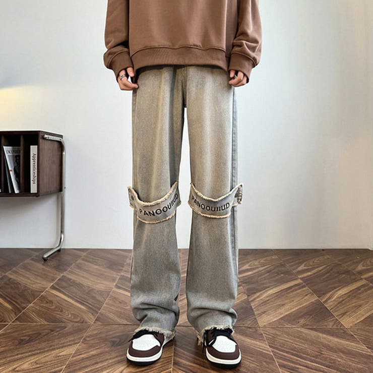 デニムパンツ ロゴ ストラップ付き | Decorative  | 詳細画像2 