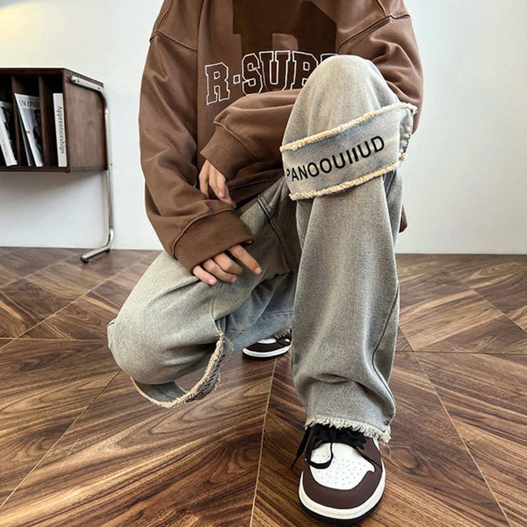 デニムパンツ ロゴ ストラップ付き | Decorative  | 詳細画像5 