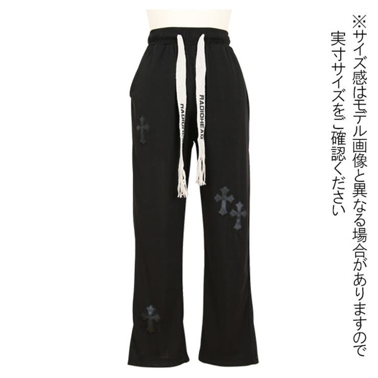 ワイドパンツ クロスモチーフ ロゴ紐 | Decorative  | 詳細画像12 