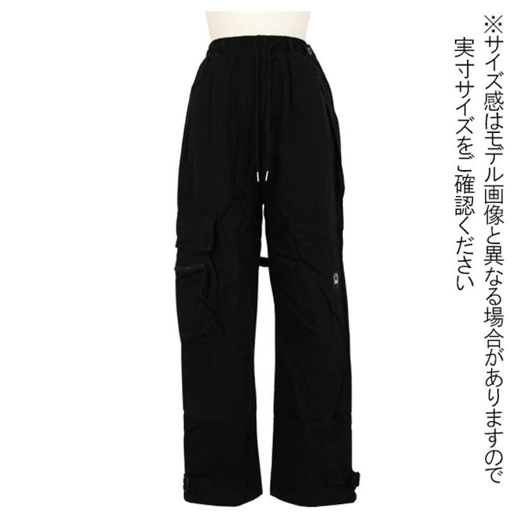 カーゴパンツ ワイドパンツ ストラップ付き[品番：DCTW0003907